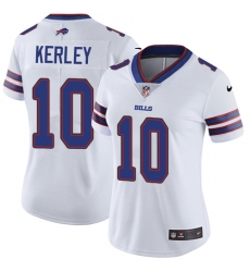 Women's Nike Buffalo Bills #10 Jeremy Kerley White Vapor Untouchable Limited Player NFL Jersey