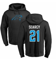 NFL Nike Carolina Panthers #21 Da'Norris Searcy Black Name & Number Logo Pullover Hoodie