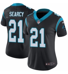 Women's Nike Carolina Panthers #21 Da'Norris Searcy Black Team Color Vapor Untouchable Elite Player NFL Jersey