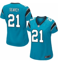 Women's Nike Carolina Panthers #21 Da'Norris Searcy Game Blue Alternate NFL Jersey