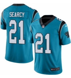 Youth Nike Carolina Panthers #21 Da'Norris Searcy Limited Blue Rush Vapor Untouchable NFL Jersey