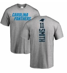 NFL Nike Carolina Panthers #11 Torrey Smith Ash Backer T-Shirt