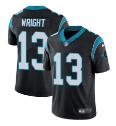 Youth Nike Carolina Panthers #13 Jarius Wright Black Team Color Vapor Untouchable Limited Player NFL Jersey