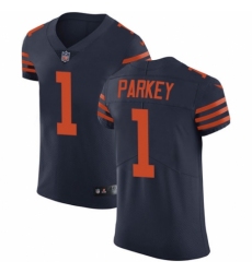 Men's Nike Chicago Bears #1 Cody Parkey Navy Blue Alternate Vapor Untouchable Elite Player NFL Jersey