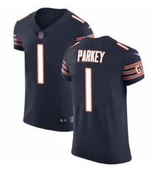 Men's Nike Chicago Bears #1 Cody Parkey Navy Blue Team Color Vapor Untouchable Elite Player NFL Jersey