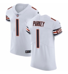 Men's Nike Chicago Bears #1 Cody Parkey White Vapor Untouchable Elite Player NFL Jersey