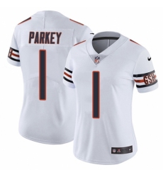 Women's Nike Chicago Bears #1 Cody Parkey White Vapor Untouchable Limited Player NFL Jersey
