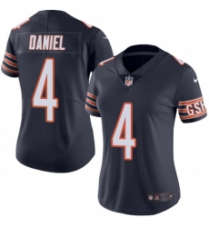 Women's Nike Chicago Bears #4 Chase Daniel Navy Blue Team Color Vapor Untouchable Limited Player NFL Jersey