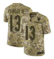 Men's Nike Chicago Bears #13 Bennie Fowler III Limited Camo 2018 Salute to Service NFL Jersey