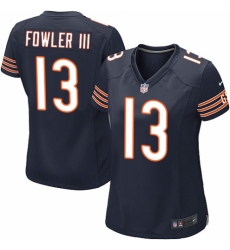 Women's Nike Chicago Bears #13 Bennie Fowler III Game Navy Blue Team Color NFL Jersey