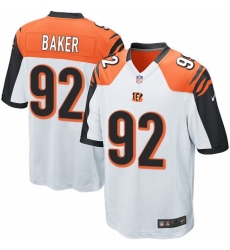 Men's Nike Cincinnati Bengals #92 Chris Baker Game White NFL Jersey