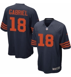 Men's Nike Chicago Bears #18 Taylor Gabriel Game Navy Blue Alternate NFL Jersey