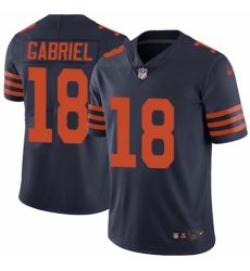 Youth Nike Chicago Bears #18 Taylor Gabriel Navy Blue Alternate Vapor Untouchable Limited Player NFL Jersey