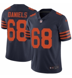 Youth Nike Chicago Bears #68 James Daniels Navy Blue Alternate Vapor Untouchable Elite Player NFL Jersey
