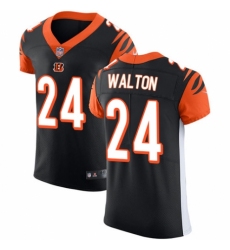 Men's Nike Cincinnati Bengals #24 Mark Walton Black Team Color Vapor Untouchable Elite Player NFL Jersey