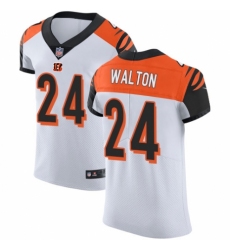 Men's Nike Cincinnati Bengals #24 Mark Walton White Vapor Untouchable Elite Player NFL Jersey