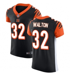 Men's Nike Cincinnati Bengals #32 Mark Walton Black Team Color Vapor Untouchable Elite Player NFL Jersey