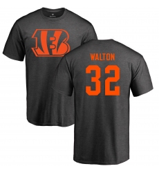 NFL Nike Cincinnati Bengals #32 Mark Walton Ash One Color T-Shirt