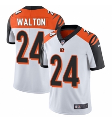 Youth Nike Cincinnati Bengals #24 Mark Walton White Vapor Untouchable Elite Player NFL Jersey
