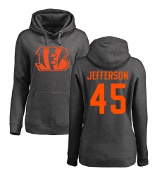 NFL Women's Nike Cincinnati Bengals #45 Malik Jefferson Ash One Color Pullover Hoodie