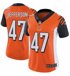 Women's Nike Cincinnati Bengals #47 Malik Jefferson Orange Alternate Vapor Untouchable Elite Player NFL Jersey