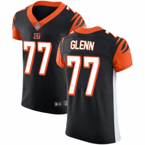 Men's Nike Cincinnati Bengals #77 Cordy Glenn Black Team Color Vapor Untouchable Elite Player NFL Jersey