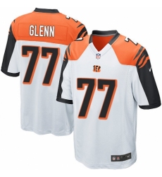 Men's Nike Cincinnati Bengals #77 Cordy Glenn Game White NFL Jersey