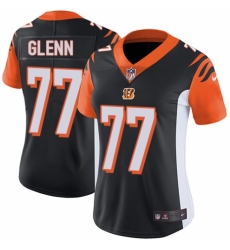 Women's Nike Cincinnati Bengals #77 Cordy Glenn Black Team Color Vapor Untouchable Limited Player NFL Jersey