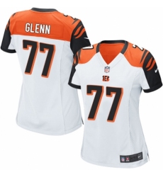 Women's Nike Cincinnati Bengals #77 Cordy Glenn Game White NFL Jersey