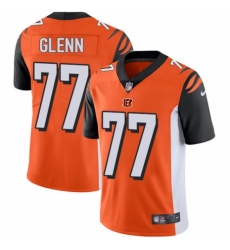 Youth Nike Cincinnati Bengals #77 Cordy Glenn Orange Alternate Vapor Untouchable Elite Player NFL Jersey