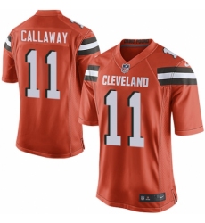 Men's Nike Cleveland Browns #11 Antonio Callaway Game Orange Alternate NFL Jersey