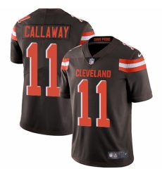 Youth Nike Cleveland Browns #11 Antonio Callaway Brown Team Color Vapor Untouchable Elite Player NFL Jersey