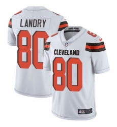 Youth Nike Cleveland Browns #80 Jarvis Landry White Vapor Untouchable Elite Player NFL Jersey