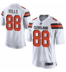 Men's Nike Cleveland Browns #88 Darren Fells Game White NFL Jersey