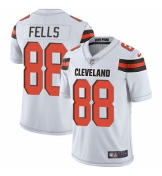 Youth Nike Cleveland Browns #88 Darren Fells White Vapor Untouchable Limited Player NFL Jersey