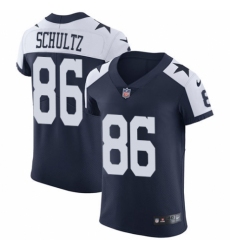Men's Nike Dallas Cowboys #86 Dalton Schultz Navy Blue Alternate Vapor Untouchable Elite Player NFL Jersey