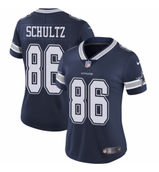 Women's Nike Dallas Cowboys #86 Dalton Schultz Navy Blue Team Color Vapor Untouchable Elite Player NFL Jersey