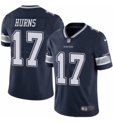 Men's Nike Dallas Cowboys #17 Allen Hurns Navy Blue Team Color Vapor Untouchable Limited Player NFL Jersey