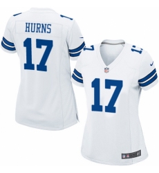 Women's Nike Dallas Cowboys #17 Allen Hurns Game White NFL Jersey