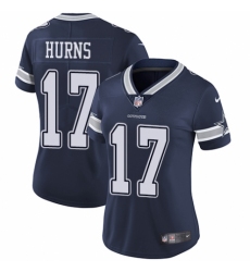 Women's Nike Dallas Cowboys #17 Allen Hurns Navy Blue Team Color Vapor Untouchable Limited Player NFL Jersey