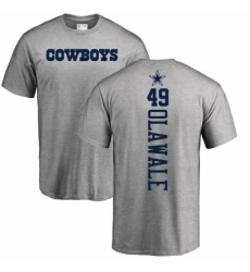 NFL Nike Dallas Cowboys #49 Jamize Olawale Ash Backer T-Shirt