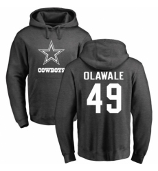 NFL Nike Dallas Cowboys #49 Jamize Olawale Ash One Color Pullover Hoodie