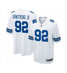 Men's Dallas Cowboys #92 Dorance Armstrong Jr. Game White Football Jersey