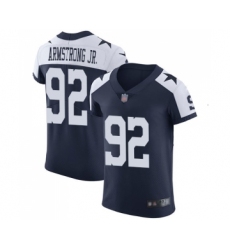 Men's Dallas Cowboys #92 Dorance Armstrong Jr. Navy Blue Alternate Vapor Untouchable Elite Player Football Jersey