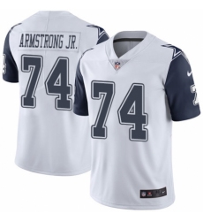 Men's Nike Dallas Cowboys #74 Dorance Armstrong Jr. Limited White Rush Vapor Untouchable NFL Jersey