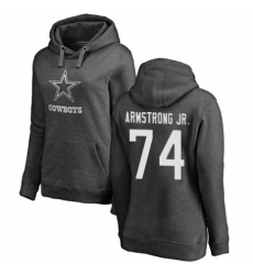 NFL Women's Nike Dallas Cowboys #74 Dorance Armstrong Jr. Ash One Color Pullover Hoodie