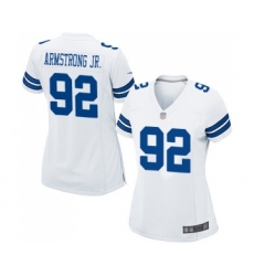 Women's Dallas Cowboys #92 Dorance Armstrong Jr. Game White Football Jersey