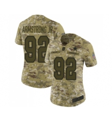 Women's Dallas Cowboys #92 Dorance Armstrong Jr. Limited Camo 2018 Salute to Service Football Jersey