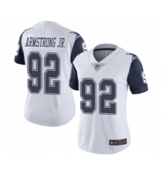 Women's Dallas Cowboys #92 Dorance Armstrong Jr. Limited White Rush Vapor Untouchable Football Jersey
