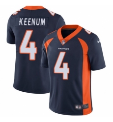 Youth Nike Denver Broncos #4 Case Keenum Navy Blue Alternate Vapor Untouchable Elite Player NFL Jersey
